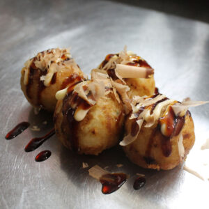 Takoyaki octopus balletjes